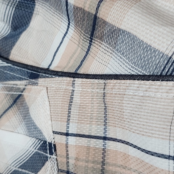 BKE EMBROIDERED PLAID TAILORED FIT SNAP-BUTTON LONG-SLEEVED SHIRT - Picture 7 of 13